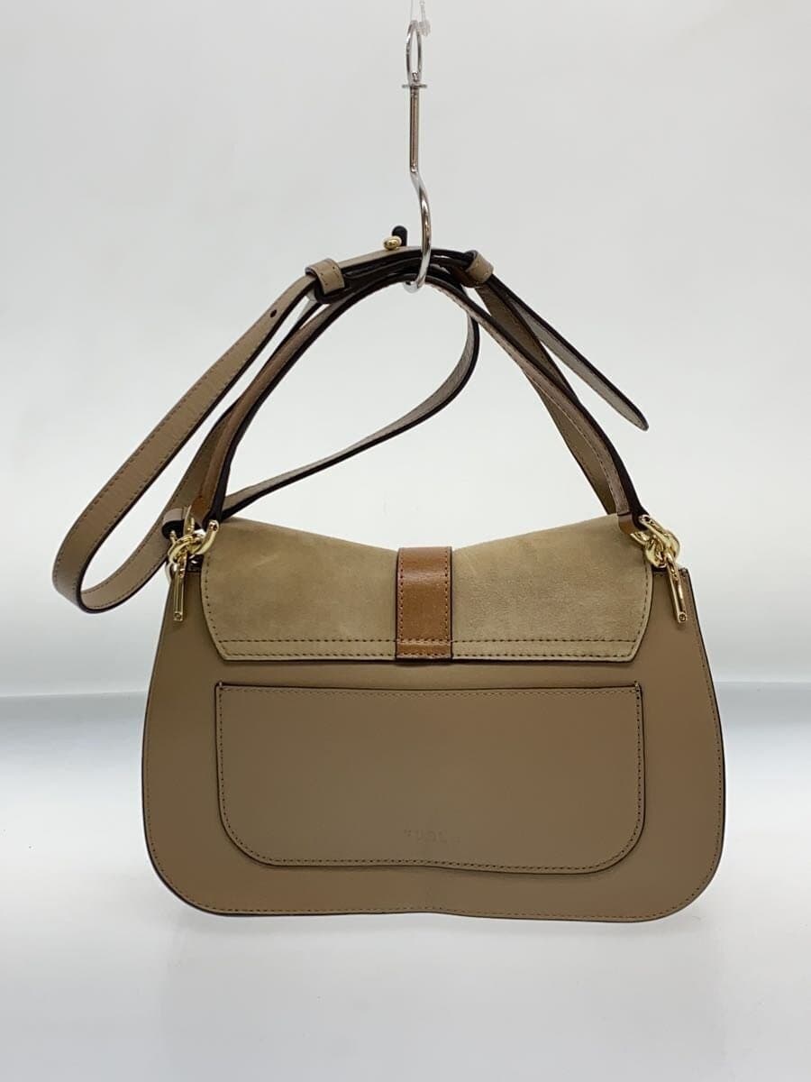 FURLA Shoulder Bag Leather BEG 3