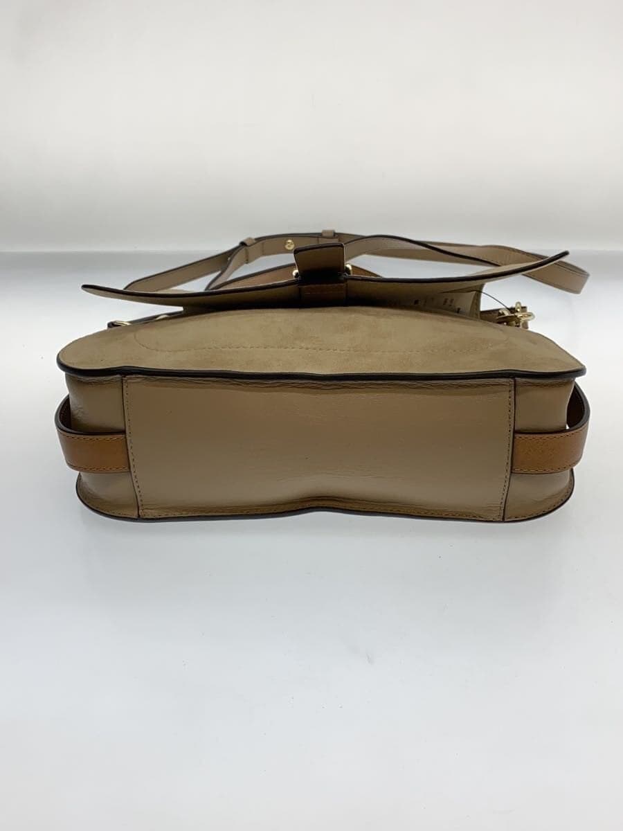 FURLA Shoulder Bag Leather BEG 4