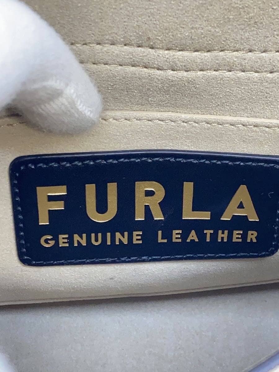 FURLA Shoulder Bag Leather BEG 5