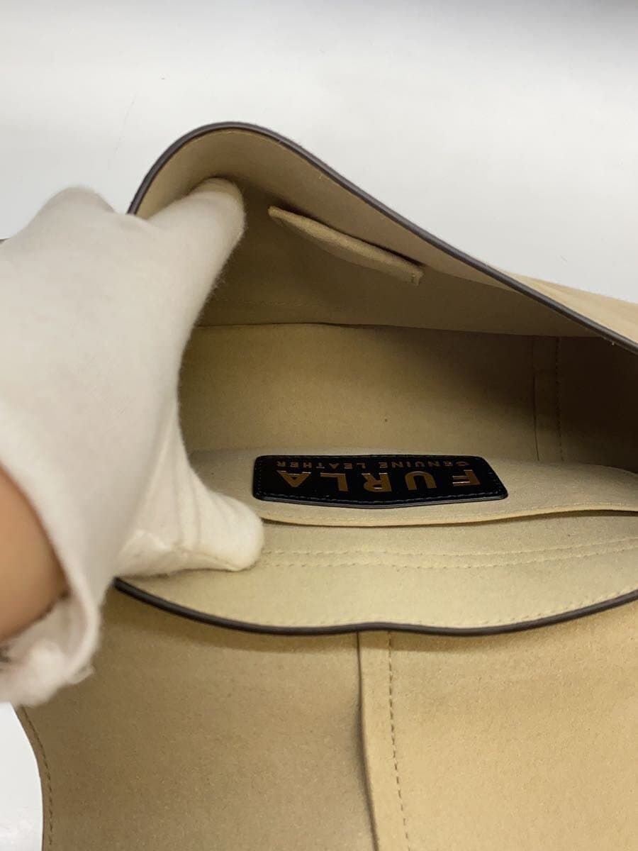 FURLA Shoulder Bag Leather BEG 6