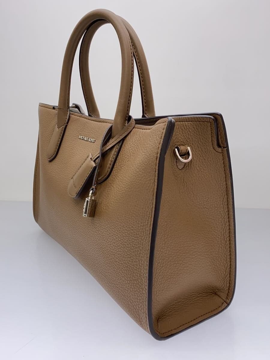 MICHAEL KORS Handbag Leather BRW Solid AV-2405 2