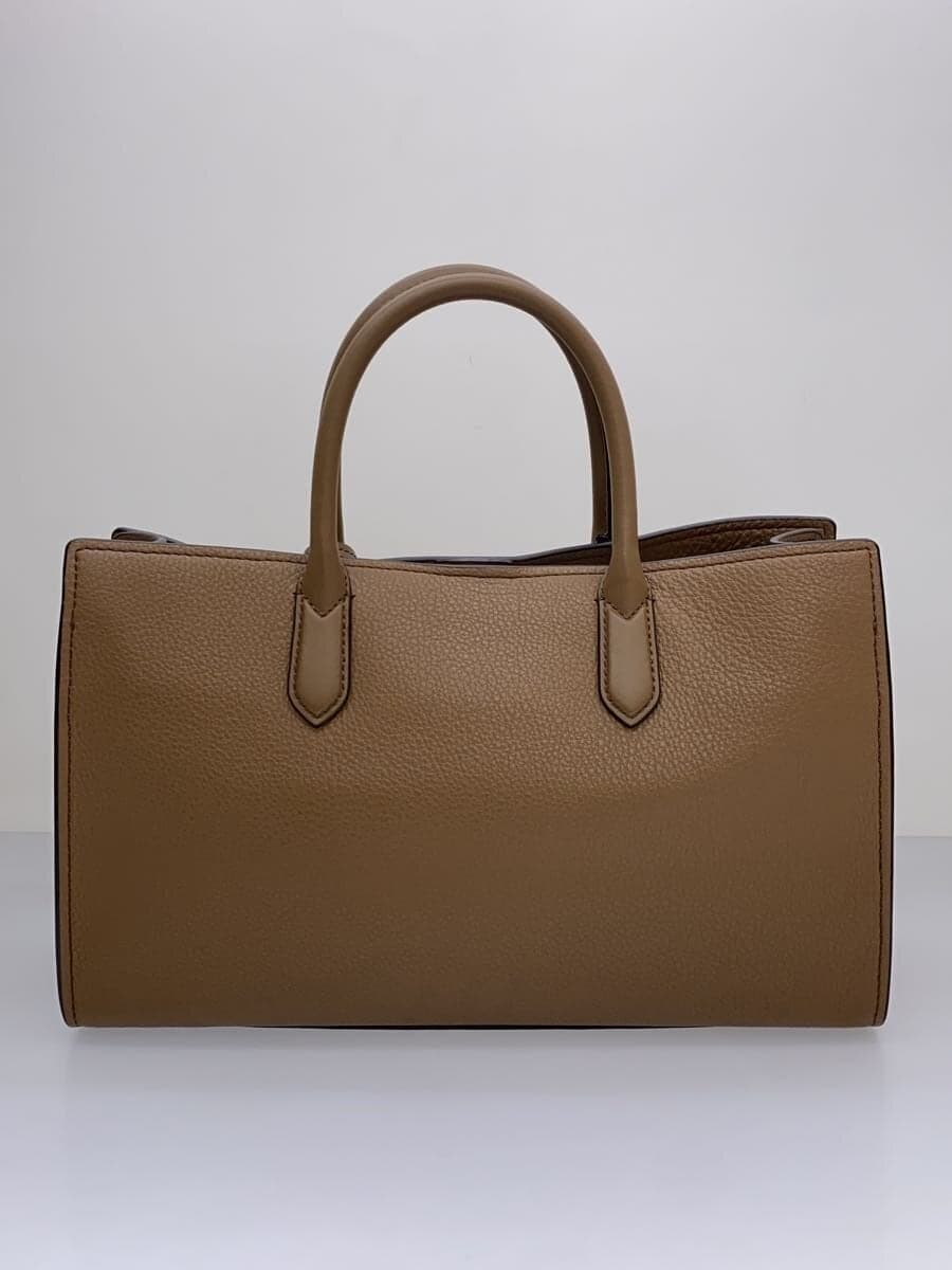 MICHAEL KORS Handbag Leather BRW Solid AV-2405 3