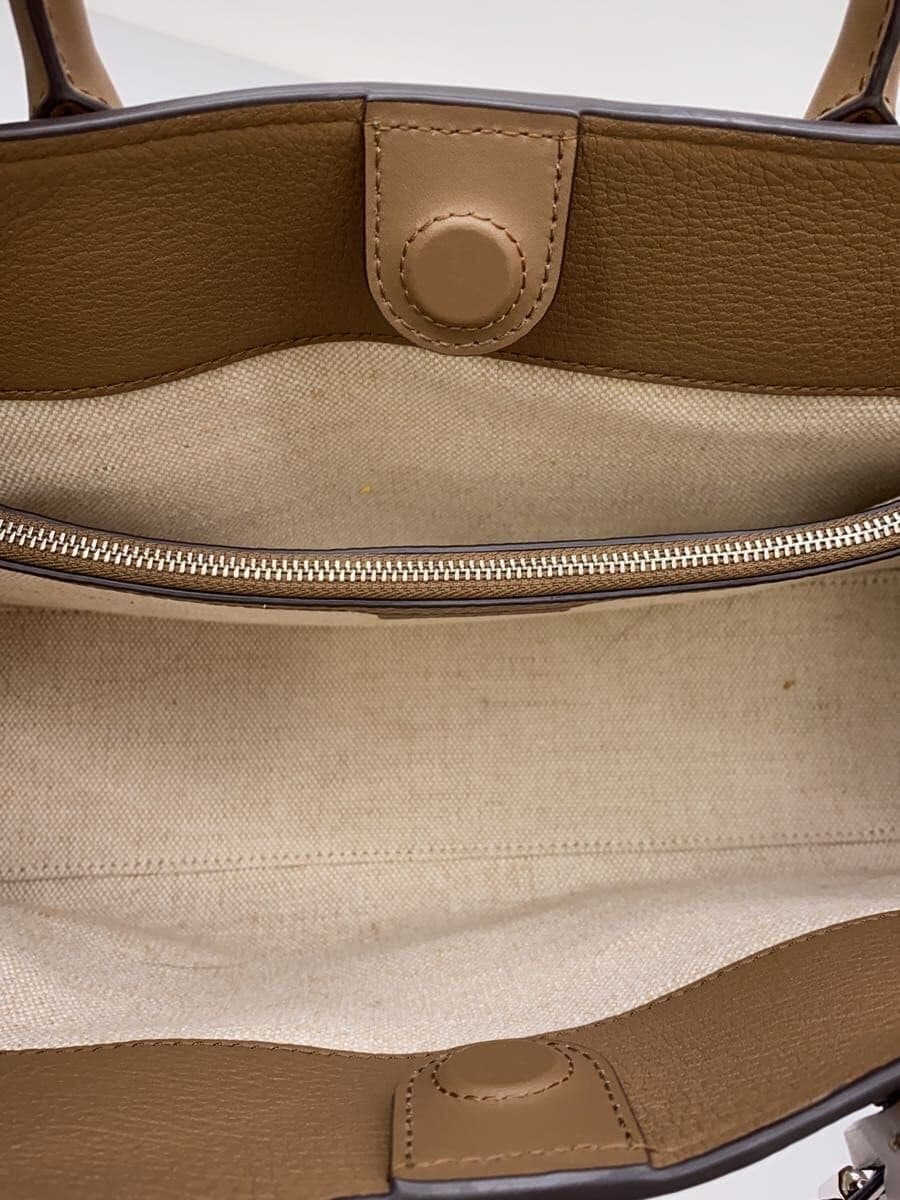 MICHAEL KORS Handbag Leather BRW Solid AV-2405 6