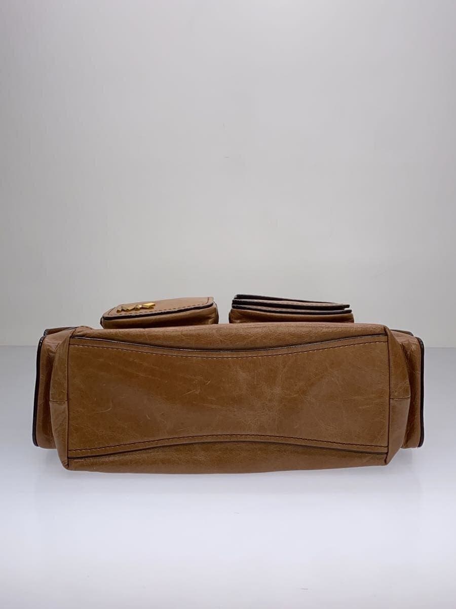 MICHAEL KORS Shoulder Bag Leather BRW Solid Color AV-2411 4