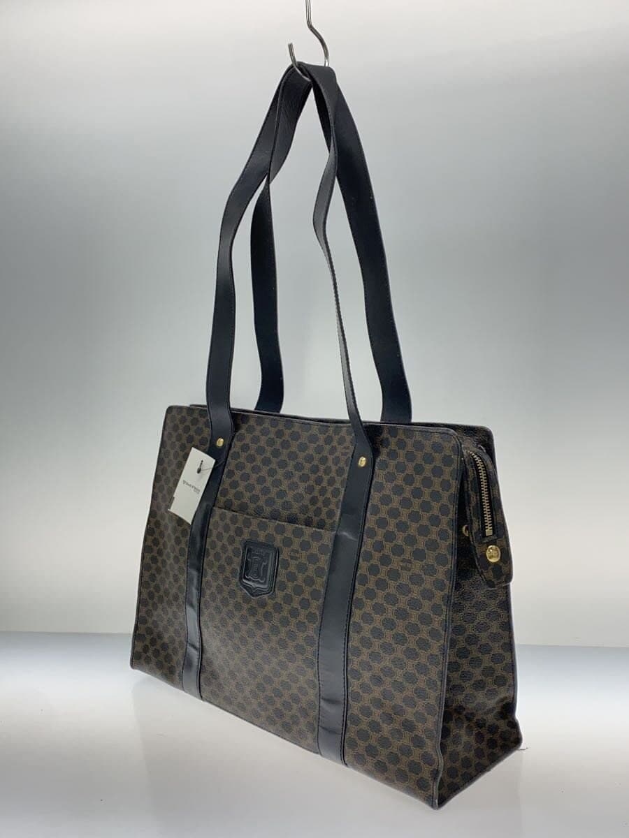 CELINE Tote Bag PVC BLK All Over Pattern MC98 1 2