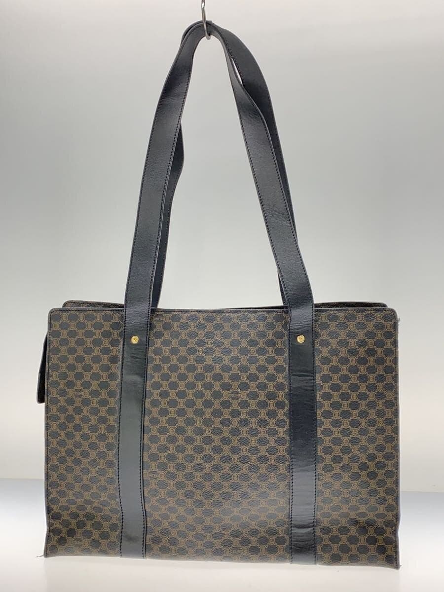 CELINE Tote Bag PVC BLK All Over Pattern MC98 1 3