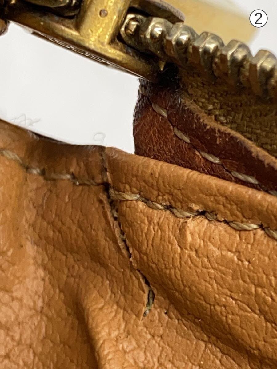 CELINE Pouch Leather BRW All Over Pattern 8