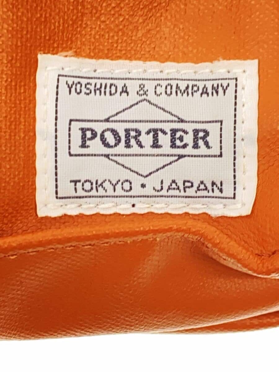 PORTER Shoulder Bag Leather CML Solid Color 5