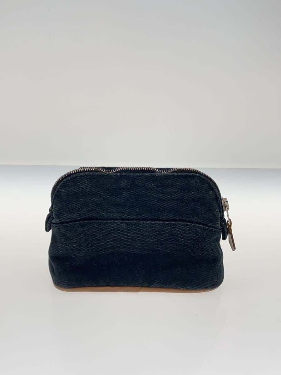 HERMES Pouch Canvas BLK 3