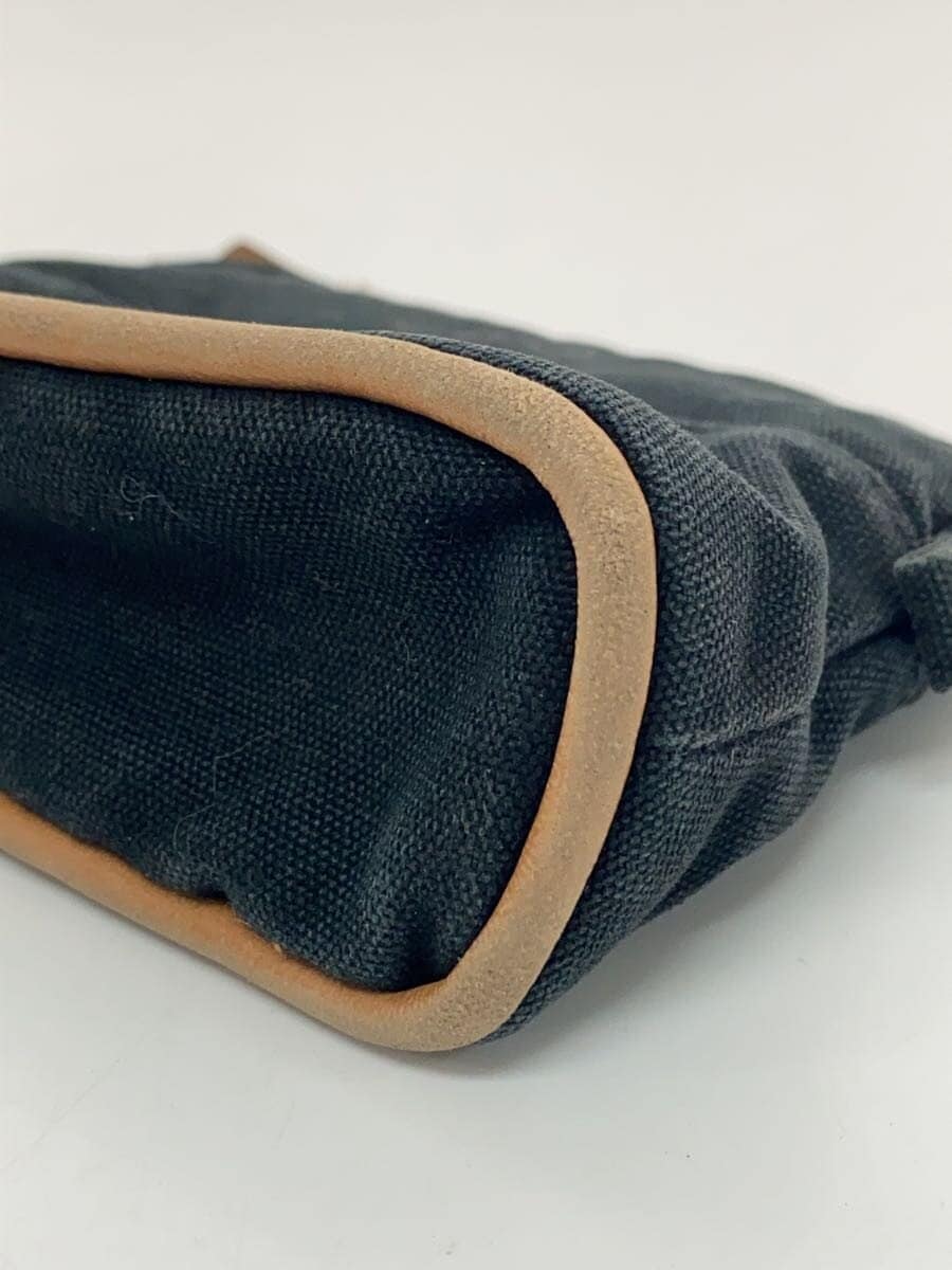 HERMES Pouch Canvas BLK 9