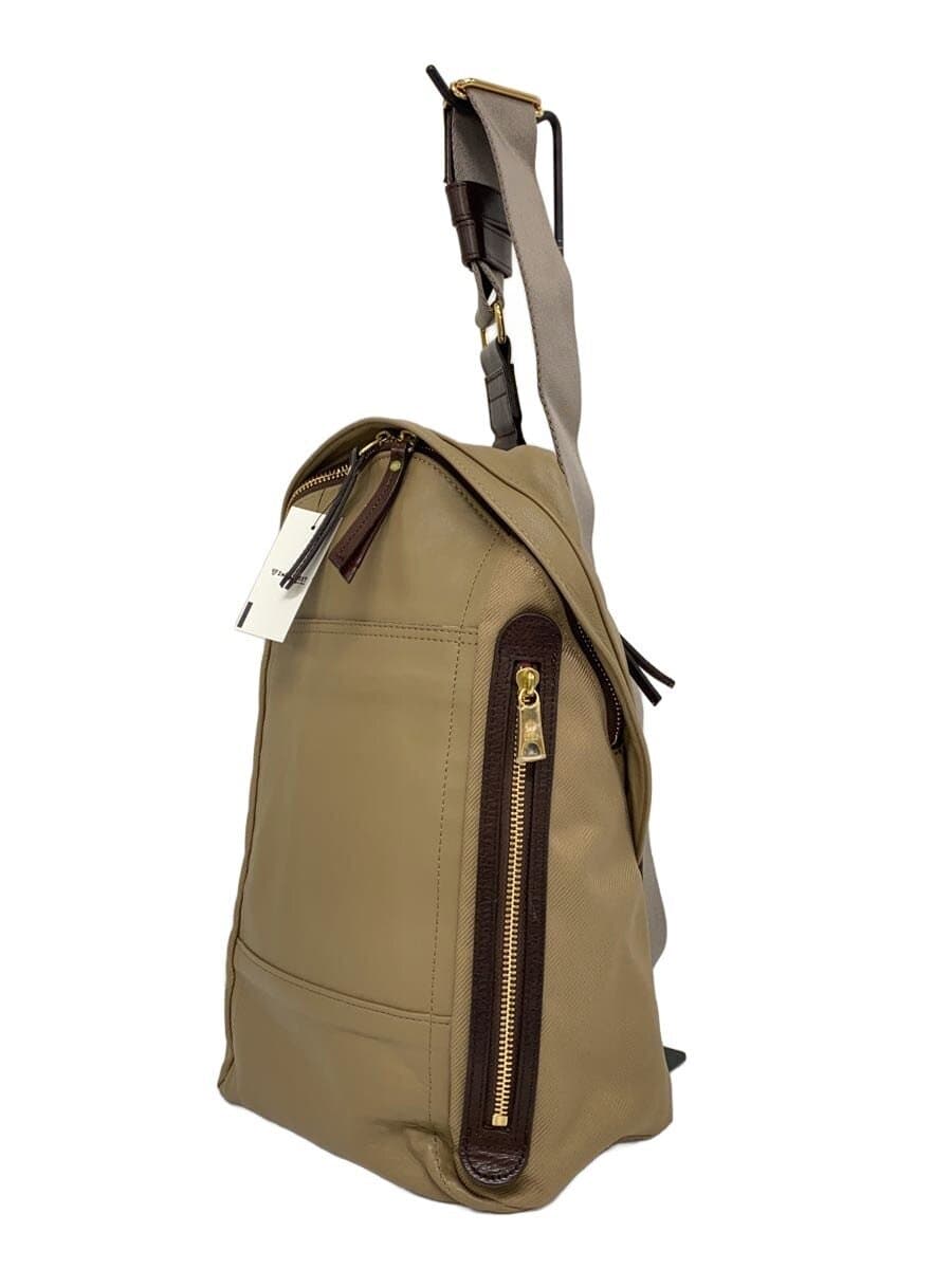 A.D.M.J. Crossbody Bag One Shoulder Bag Leather Brown x Pink 2