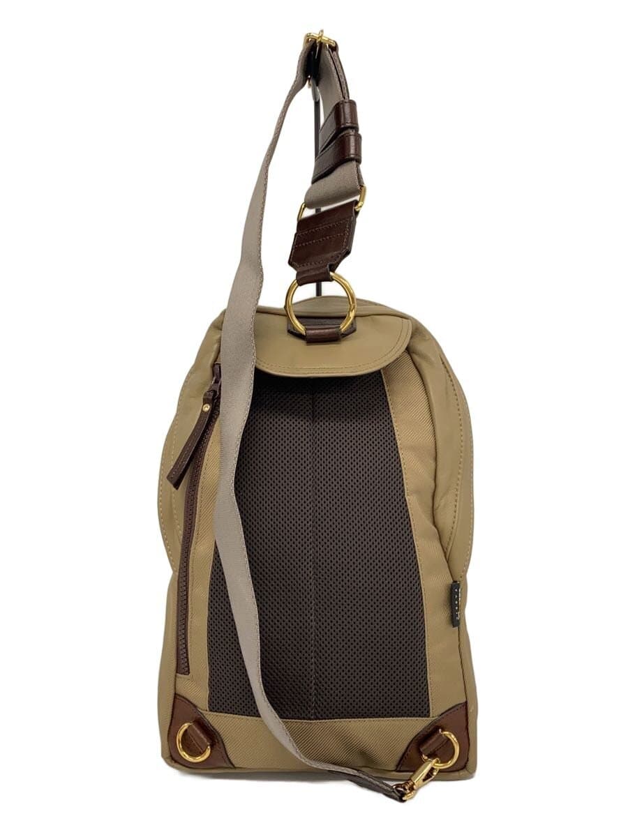 A.D.M.J. Crossbody Bag One Shoulder Bag Leather Brown x Pink 3