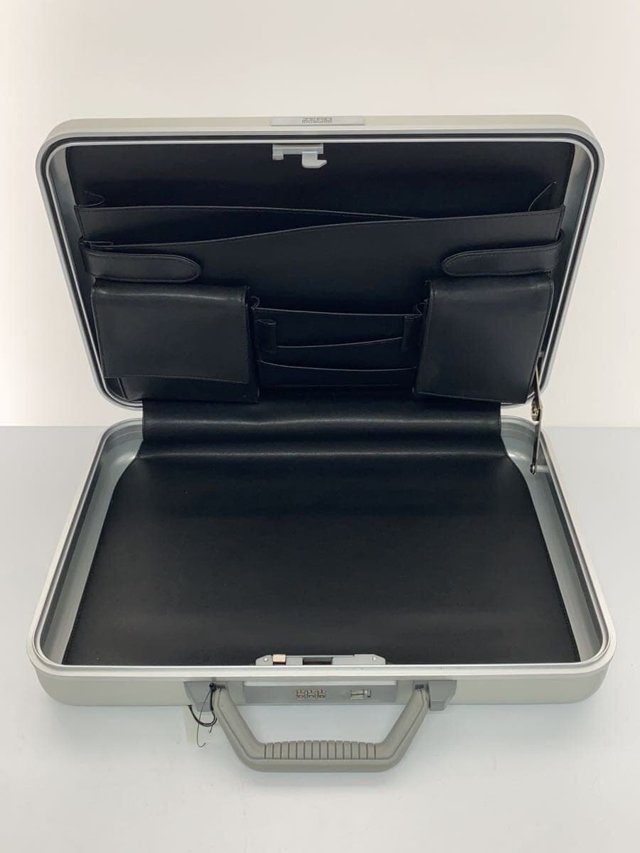 ZERO HALLIBURTON Attache Case Silver SE3-S1 6