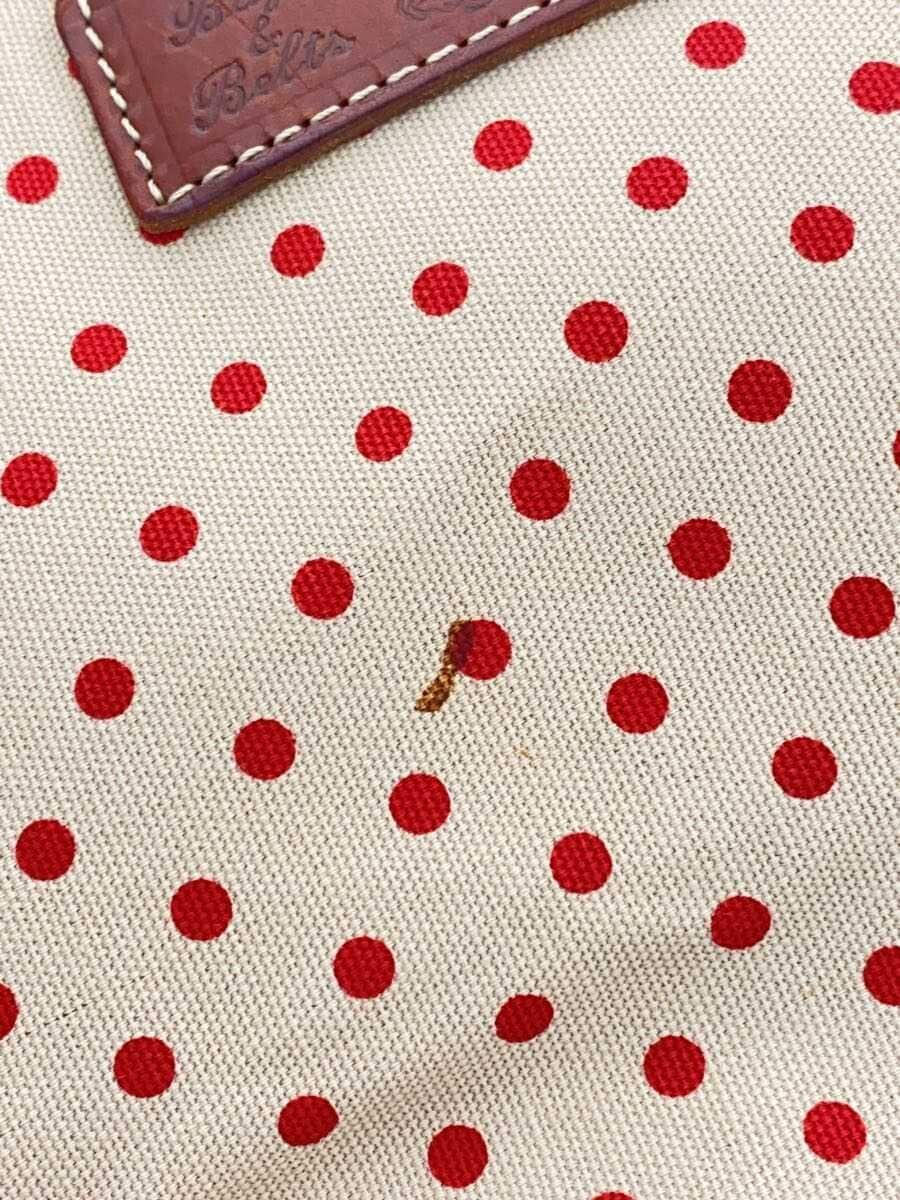 Felisi Tote Bag Reversible Red x Beige Dot 9723 7