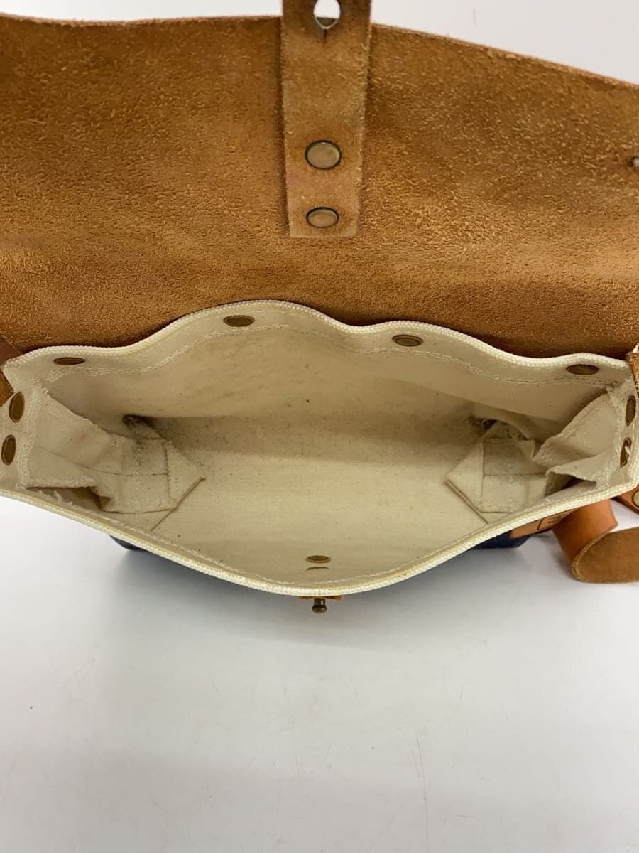 THE SUPERIOR LABOR Shoulder Bag Canvas Multicolor Stripe 6