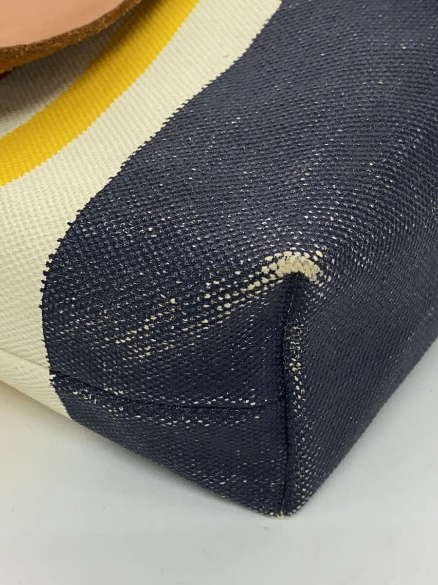 THE SUPERIOR LABOR Shoulder Bag Canvas Multicolor Stripe 7