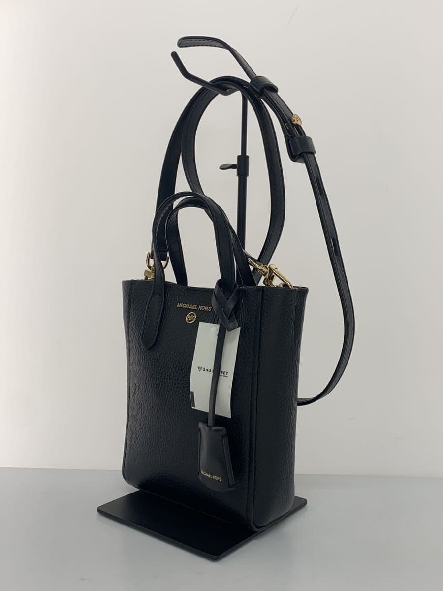 MICHAEL KORS SINCLAIR Shopper Tote Crossbody Extra Small Leather Black 2