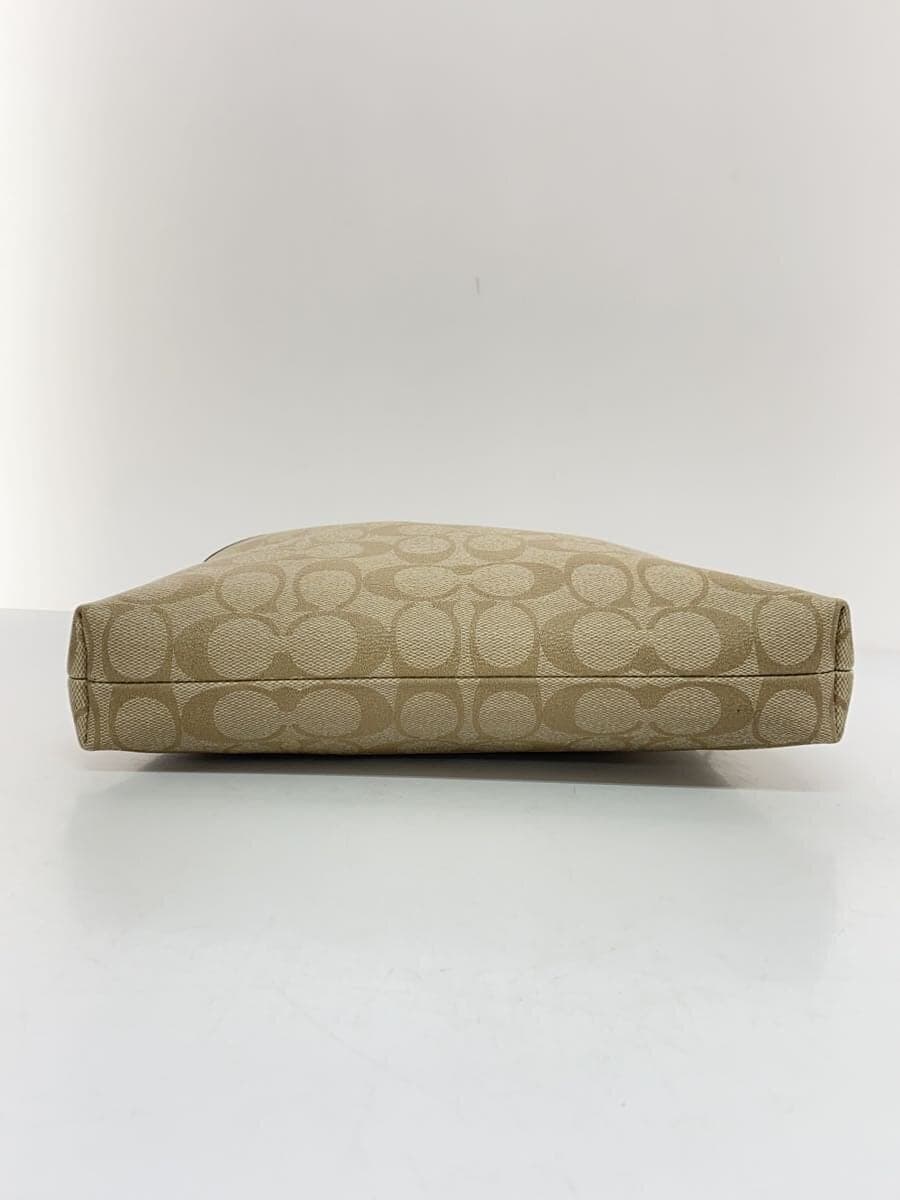 COACH Shoulder Bag PVC Beige Signature Pattern F29210 4