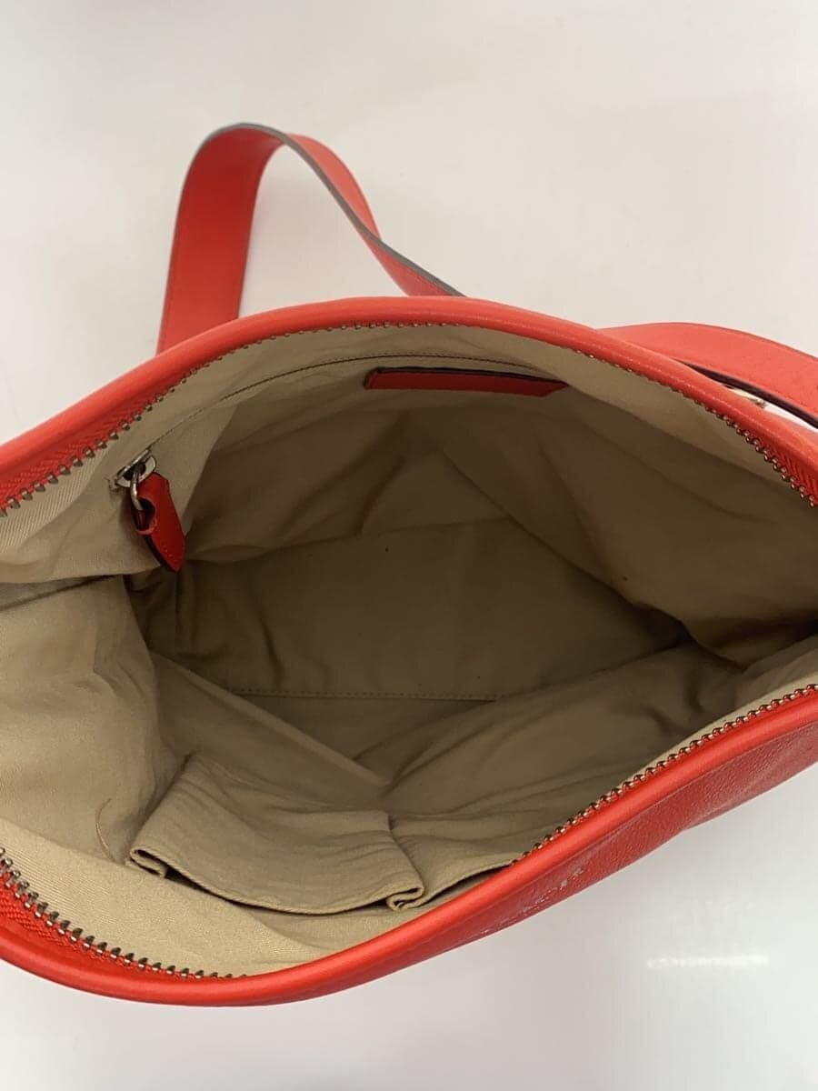 COACH Shoulder Bag_Duffle_Legacy Leather RED 19889 6
