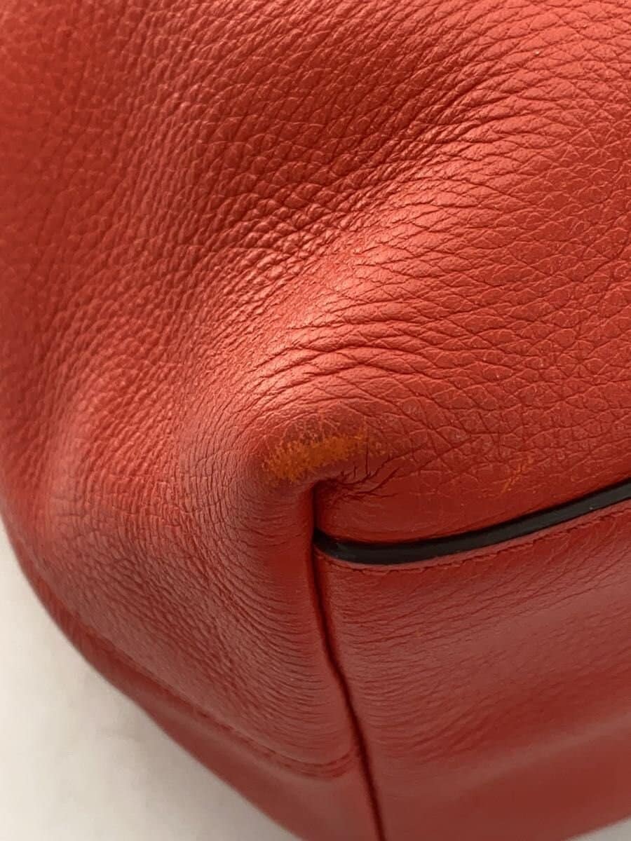 COACH Shoulder Bag_Duffle_Legacy Leather RED 19889 8