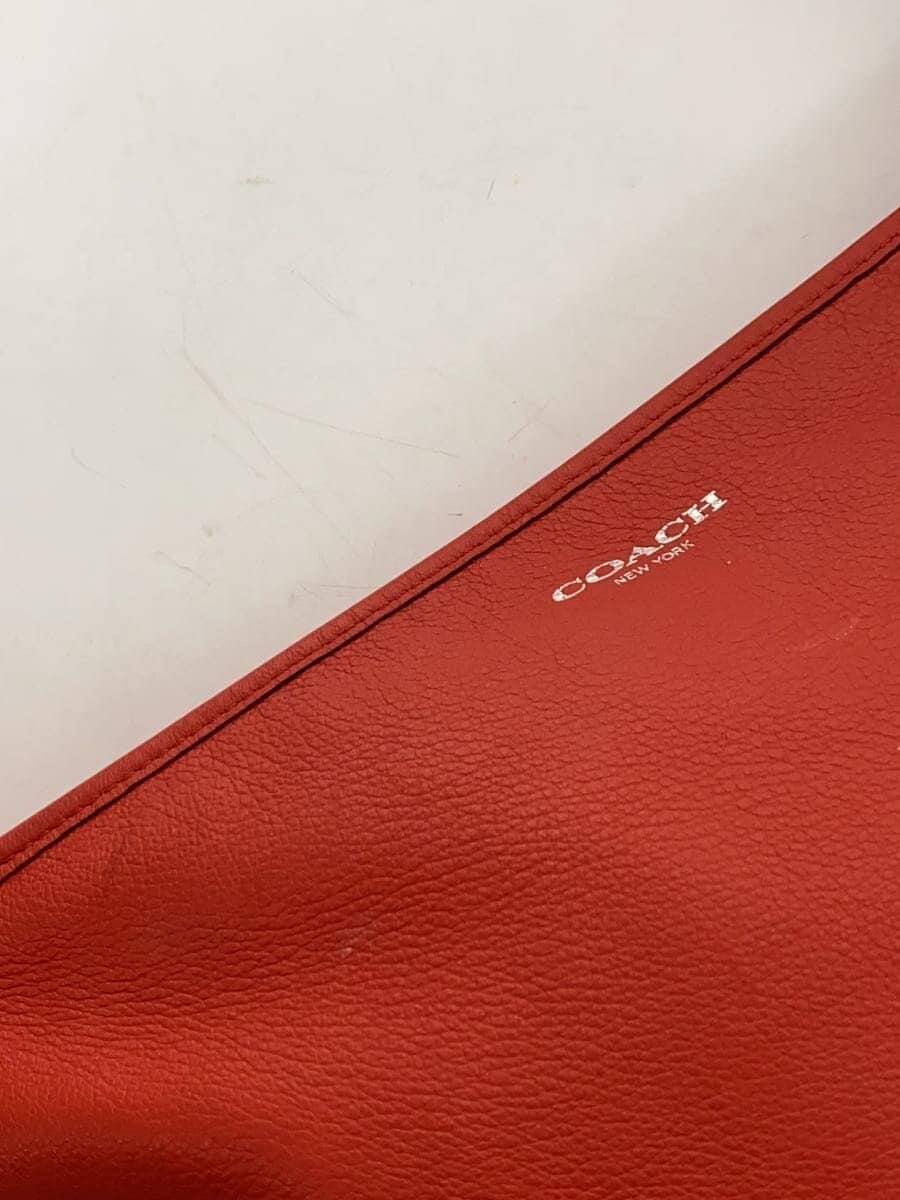 COACH Shoulder Bag_Duffle_Legacy Leather RED 19889 9