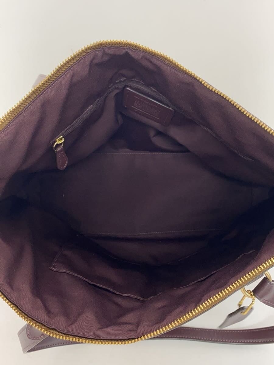 COACH tote bag BRW flower pattern F88876 6