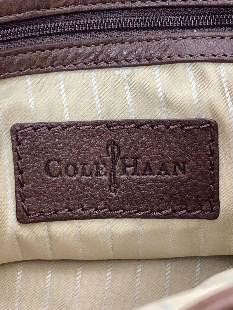 COLE HAAN tote bag Brown Houndstooth 5