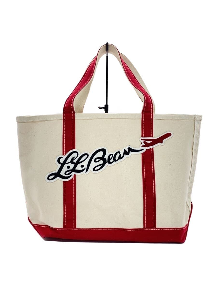 L.L.Bean Tote Bag Canvas WHT