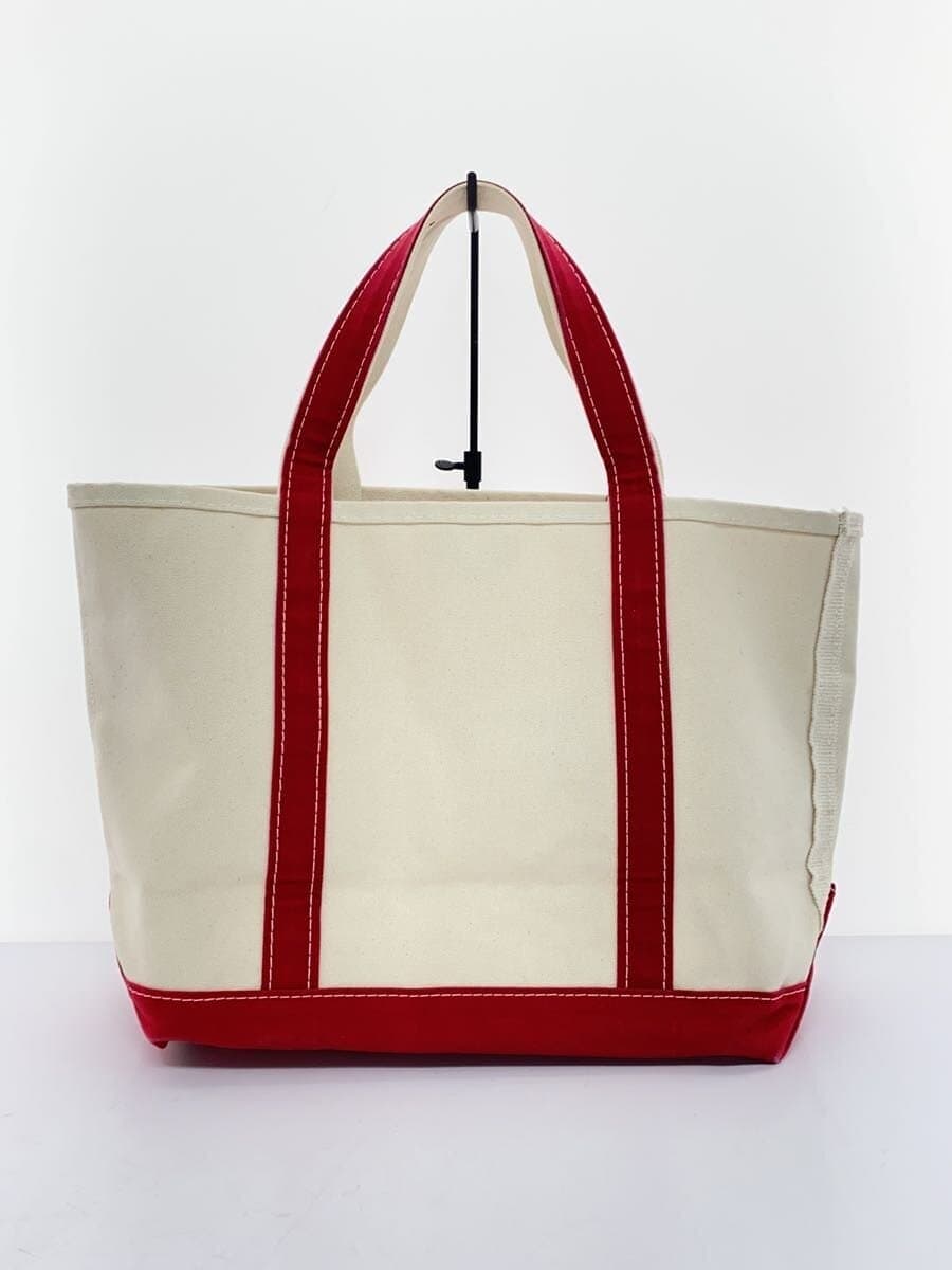 L.L.Bean Tote Bag Canvas WHT 3