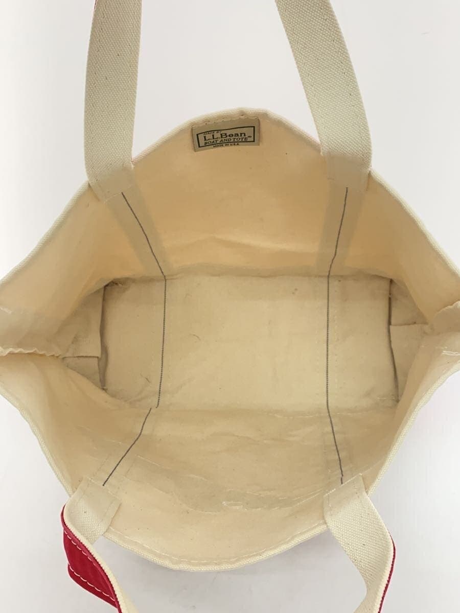 L.L.Bean Tote Bag Canvas WHT 6