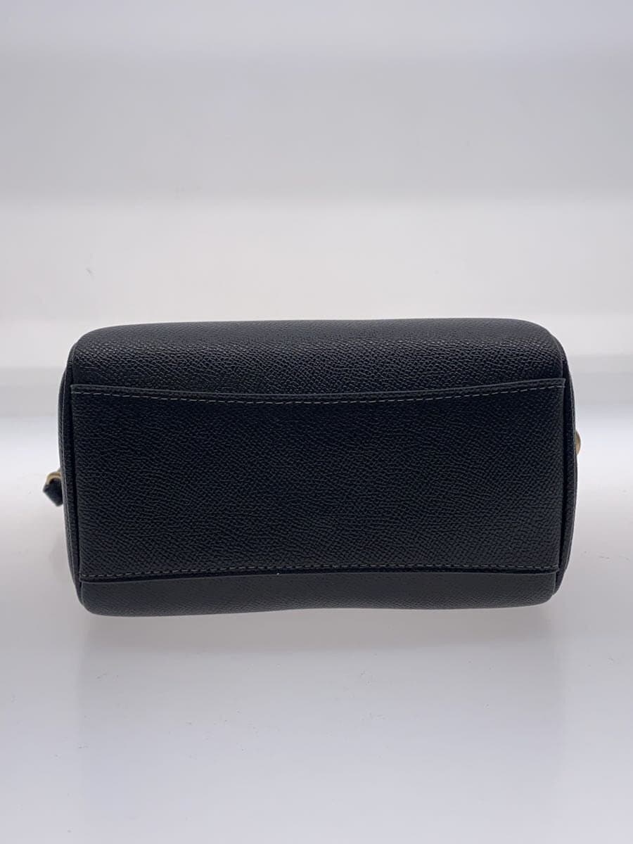 COACH Handbag Leather BLK CV404 4