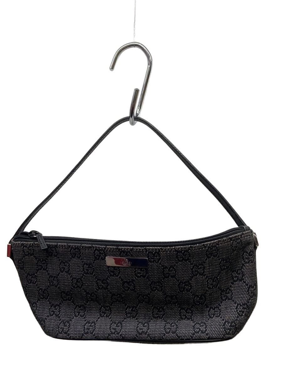 GUCCI accessory pouch_GG canvas canvas BLK 07198