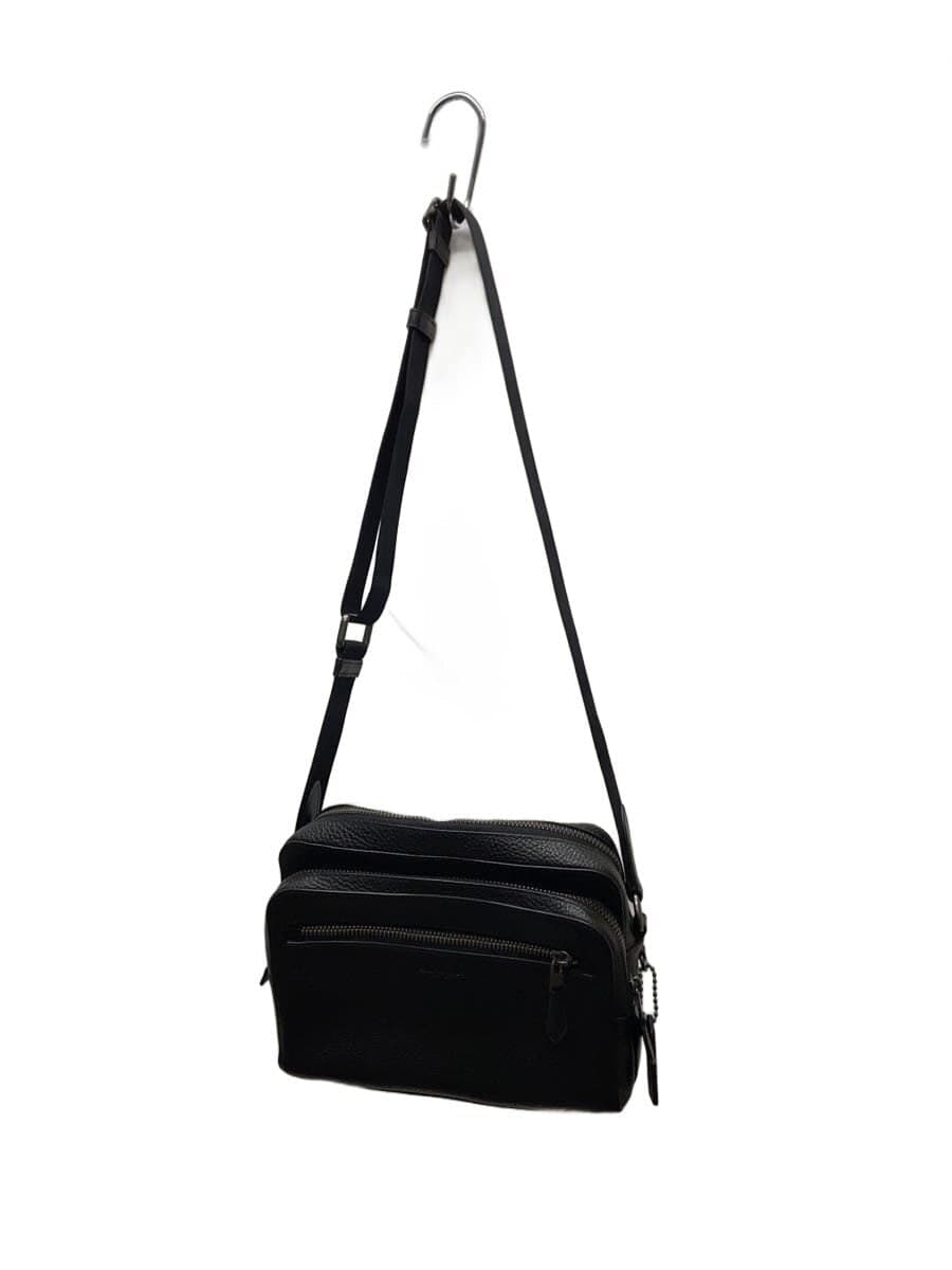 COACH Shoulder Bag Leather BLK 91484