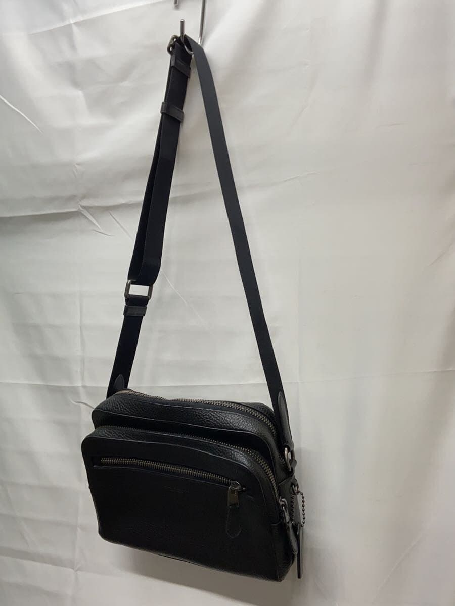 COACH Shoulder Bag Leather BLK 91484 2