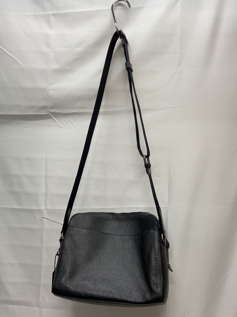 COACH Shoulder Bag Leather BLK 91484 3