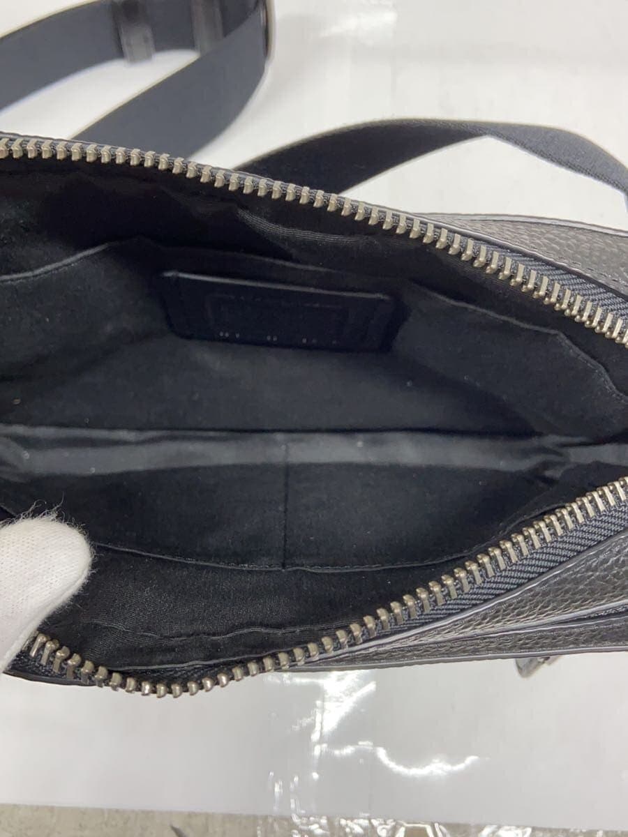 COACH Shoulder Bag Leather BLK 91484 4