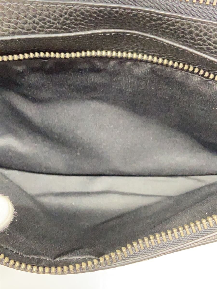 COACH Shoulder Bag Leather BLK 91484 6