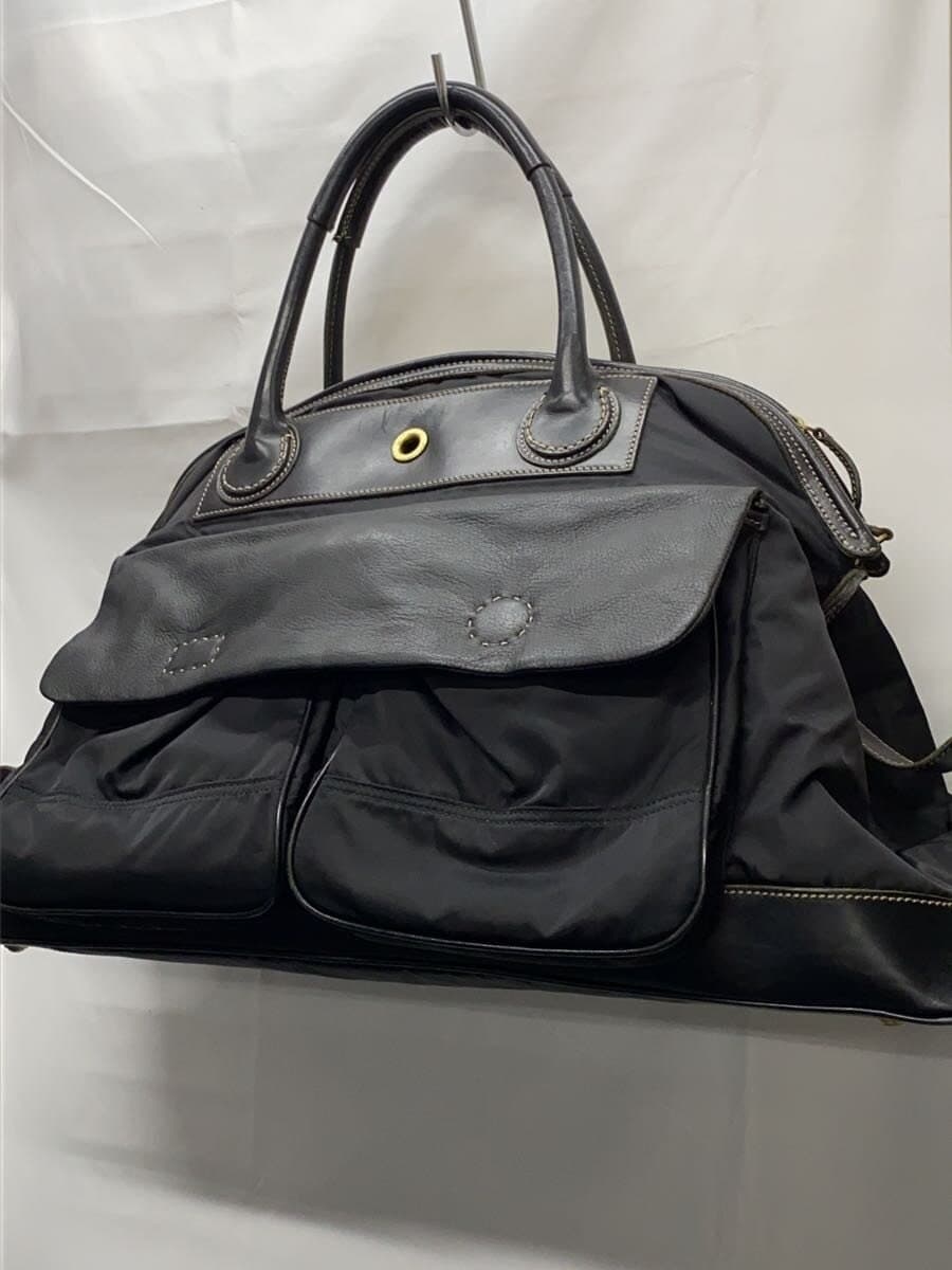 Kinoshohampu Boston Bag -- BLK Plain 2