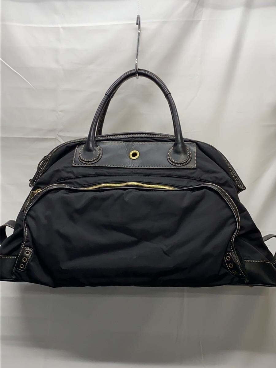 Kinoshohampu Boston Bag -- BLK Plain 3