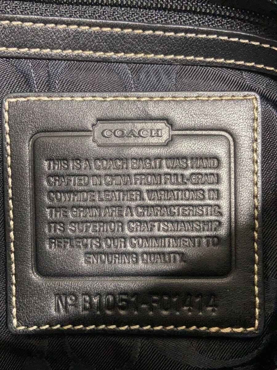 COACH Shoulder Bag _ Black -- BLK Solid F01414 5