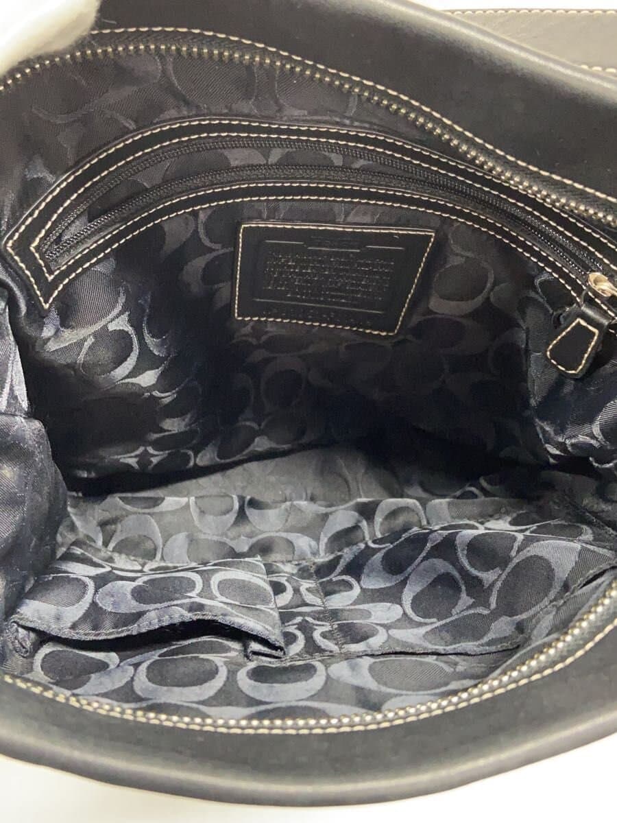 COACH Shoulder Bag _ Black -- BLK Solid F01414 6