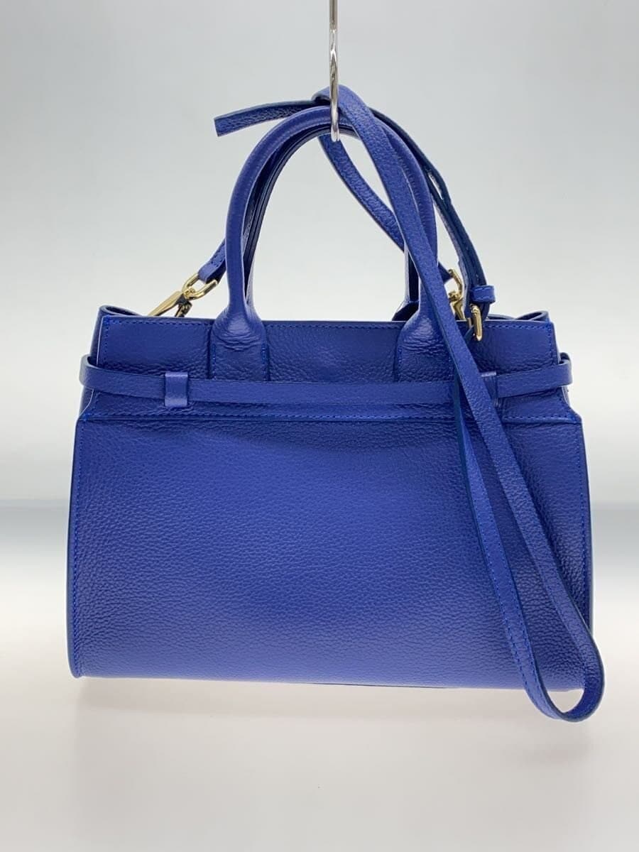 CHRISTIAN VILLA × allureville tote bag leather BLU 3