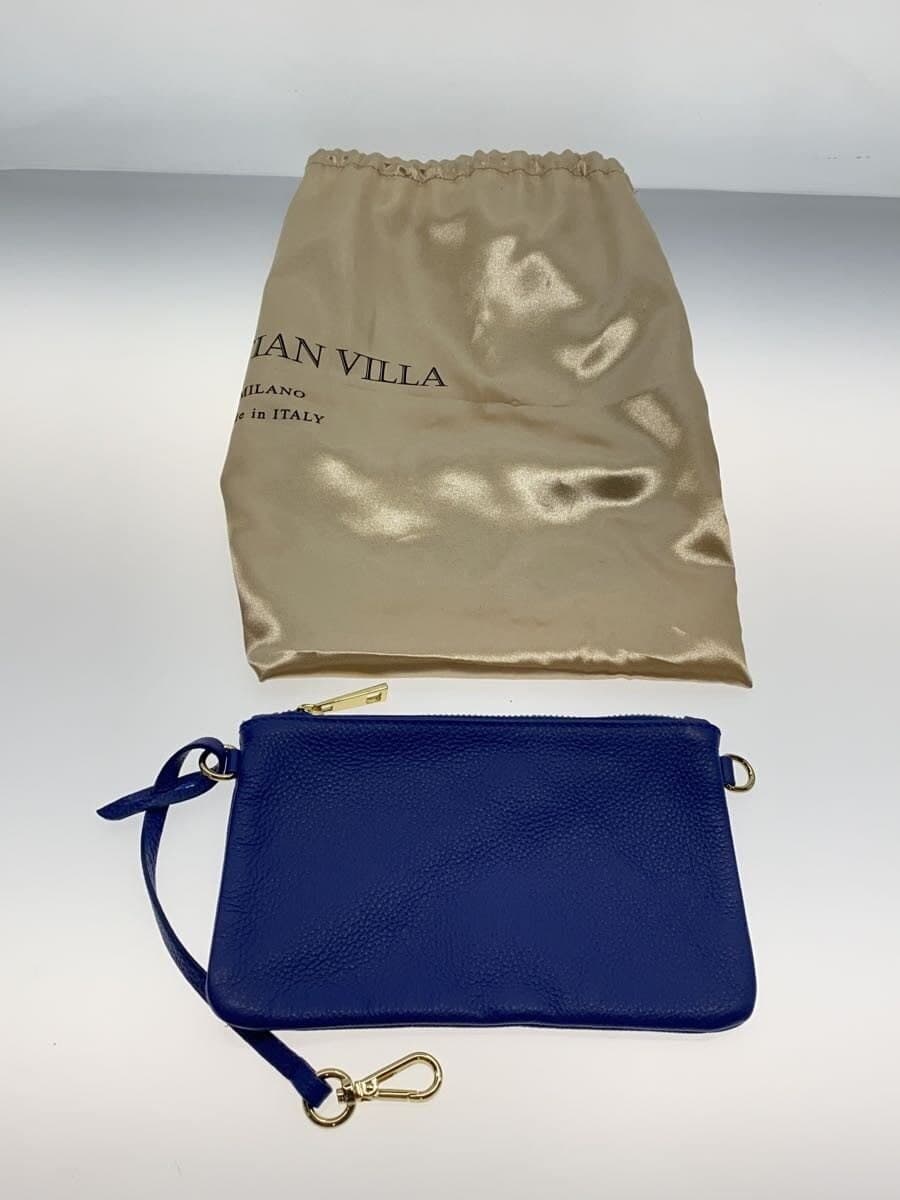 CHRISTIAN VILLA × allureville tote bag leather BLU 7
