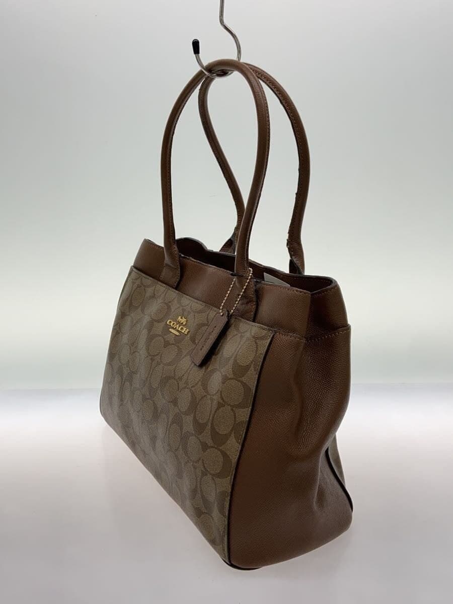 COACH Shoulder Bag_Signature BRW All Over Pattern 2