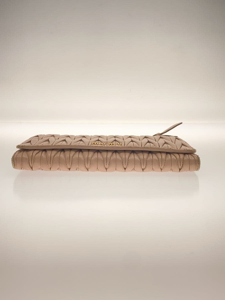 MIU MIU Shoulder Bag Leather PNK 4