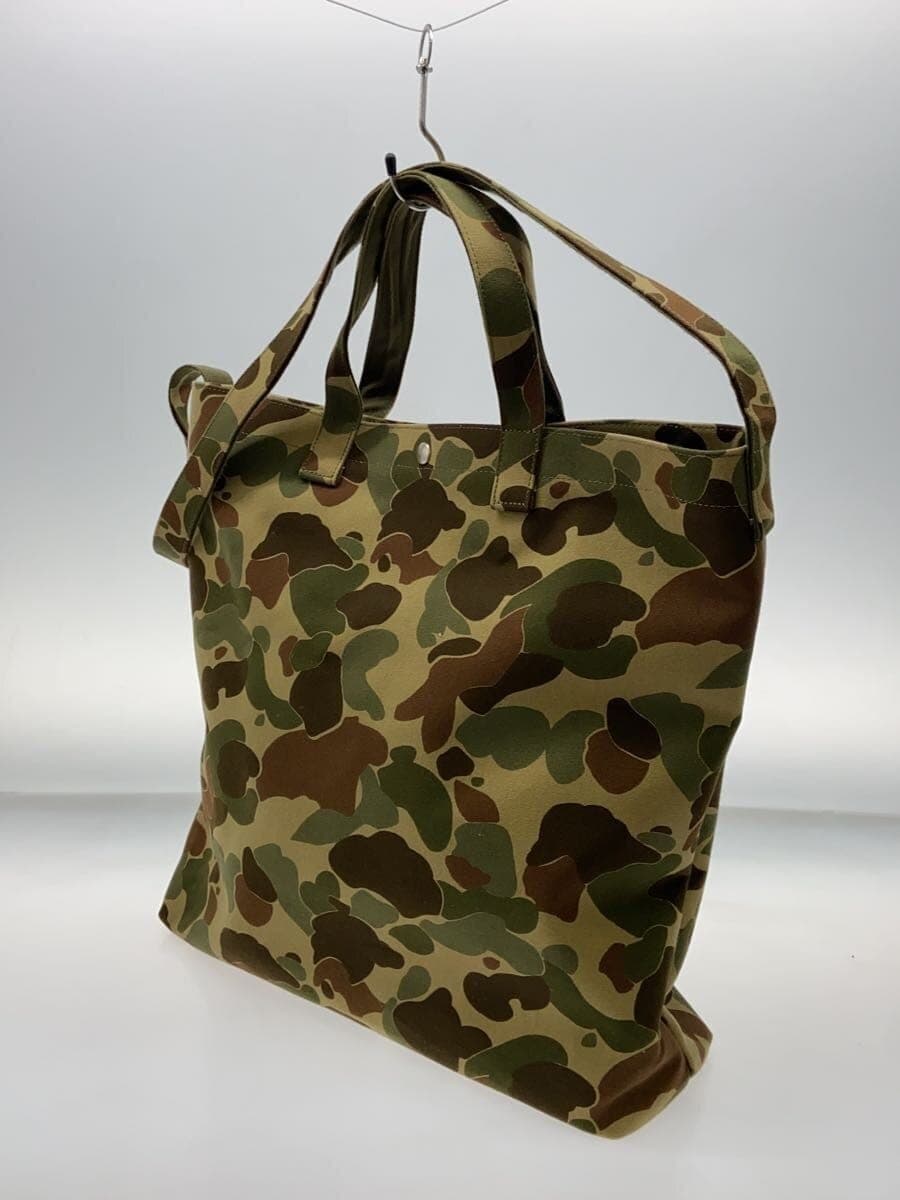 COMME des GARCONS HOMME Tote Bag Cotton KHK Camouflage HE-K 203 2