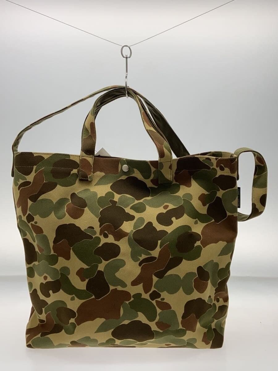 COMME des GARCONS HOMME Tote Bag Cotton KHK Camouflage HE-K 203 3