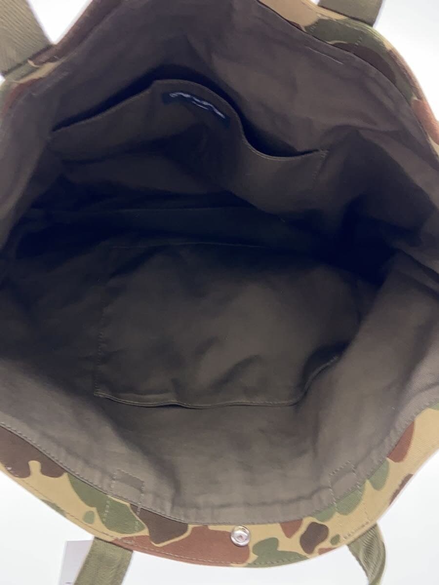 COMME des GARCONS HOMME Tote Bag Cotton KHK Camouflage HE-K 203 6