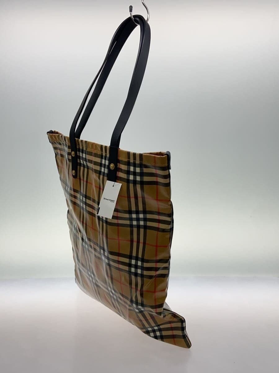 BURBERRY Tote Bag PVC CML Check 2