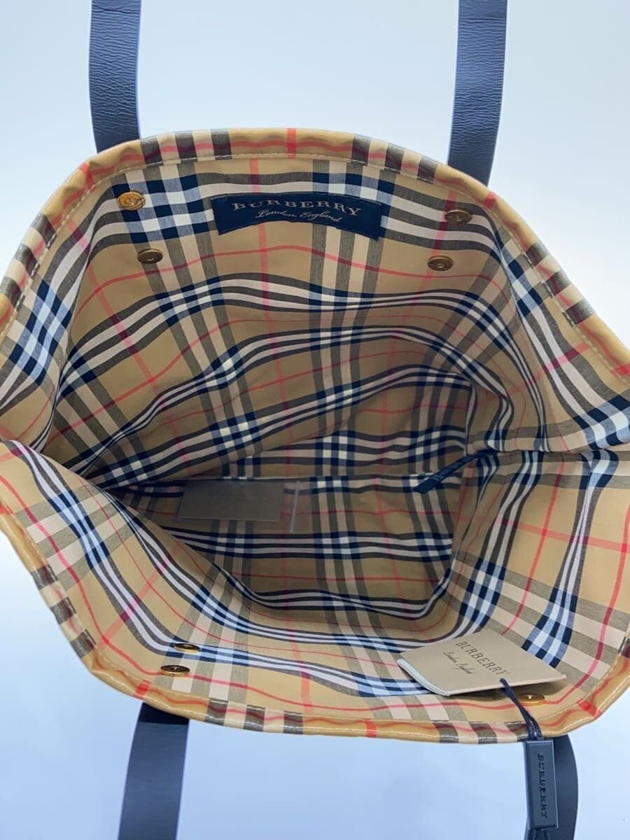 BURBERRY Tote Bag PVC CML Check 6